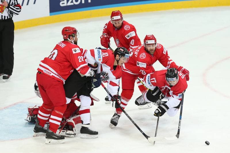 Ice Hockey. World Championship Division 1A. Poland - Austria. 27.04.2016