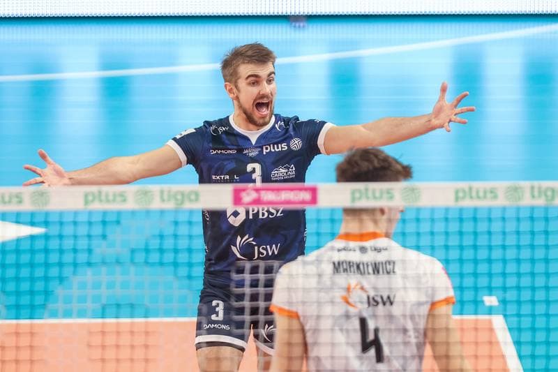 Volleyball. PlusLiga. Jastrzebski Wegiel - Indykpol AZS Olsztyn. 24.10.2023