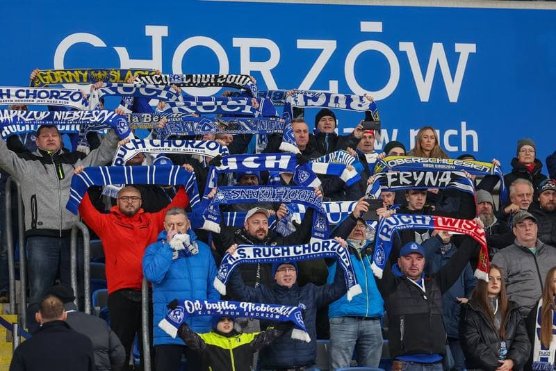 Football. PKO BP Ekstraklasa. Ruch Chorzow - Radomiak Radom. 13.11.2023