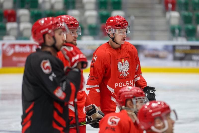 Ice Hockey. Poland national team. Training. 06.11.2023