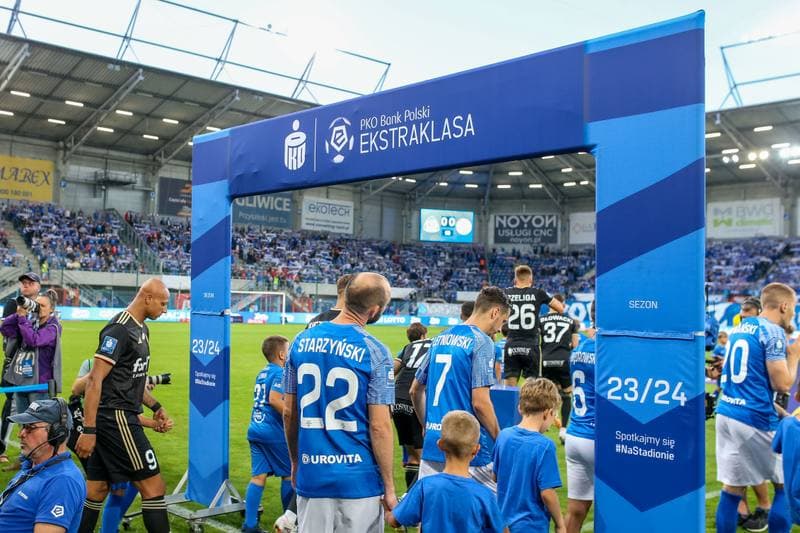 Football. PKO BP Ekstraklasa. Ruch Chorzow - LKS Lodz. 28.07.2023