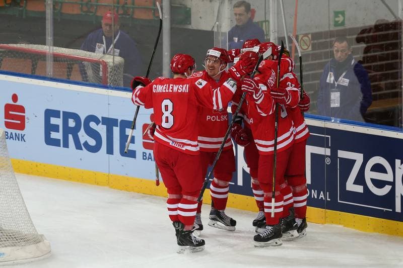 Ice Hockey. World Championship Division 1A. Poland - Austria. 27.04.2016