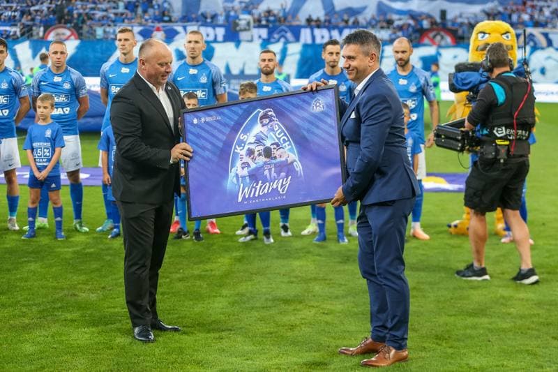 Football. PKO BP Ekstraklasa. Ruch Chorzow - LKS Lodz. 28.07.2023