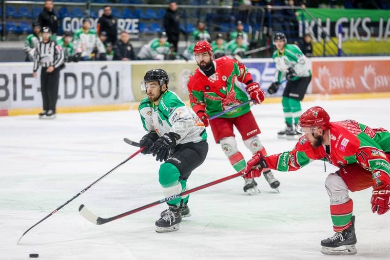 Ice Hockey. Tauron Hokej Liga. JKH GKS Jastrzebie - Zaglebie Sosnowiec. 24.11.2023