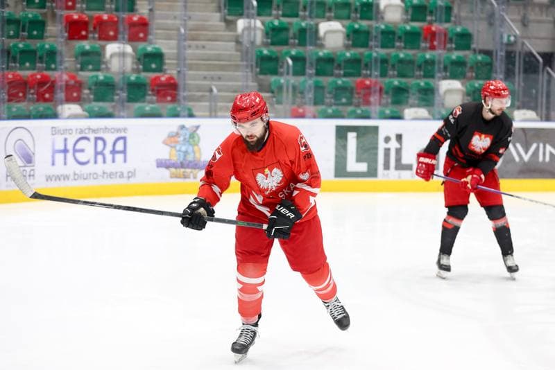 Ice Hockey. Poland national team. Training. 03.02.2024