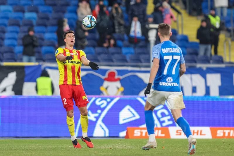 Football. PKO BP Ekstraklasa. Ruch Chorzow - Korona Kielce. 26.11.2023