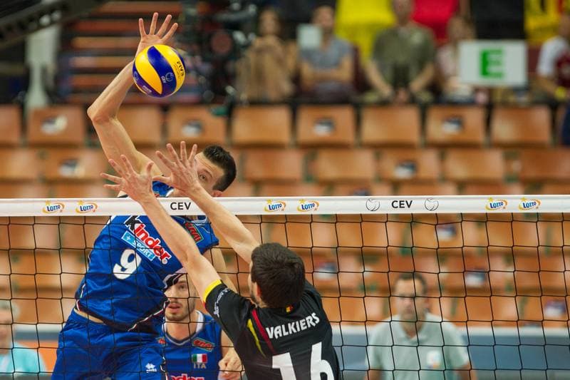 Volleyball. CEV EuroVolley 2017. Belgium - Italy. 31.08.2017