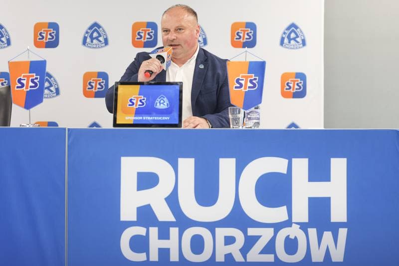 Football. Ruch Chorzow. Press Conference. 10.07.2024