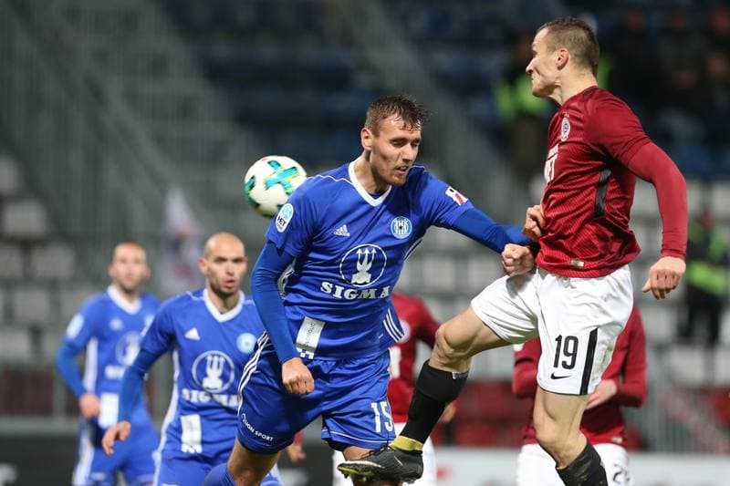 Football. Het Liga. Sigma Olomouc - Sparta Prague. 26.11.2017