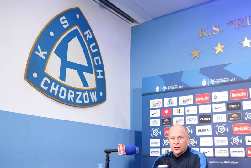 Football. Ruch Chorzow. Press Conference. 08.01.2024