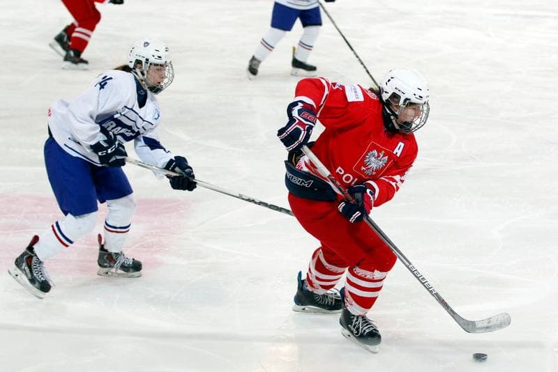 Ice Hockey. Women's U18. Poland - France. 03.01.2018