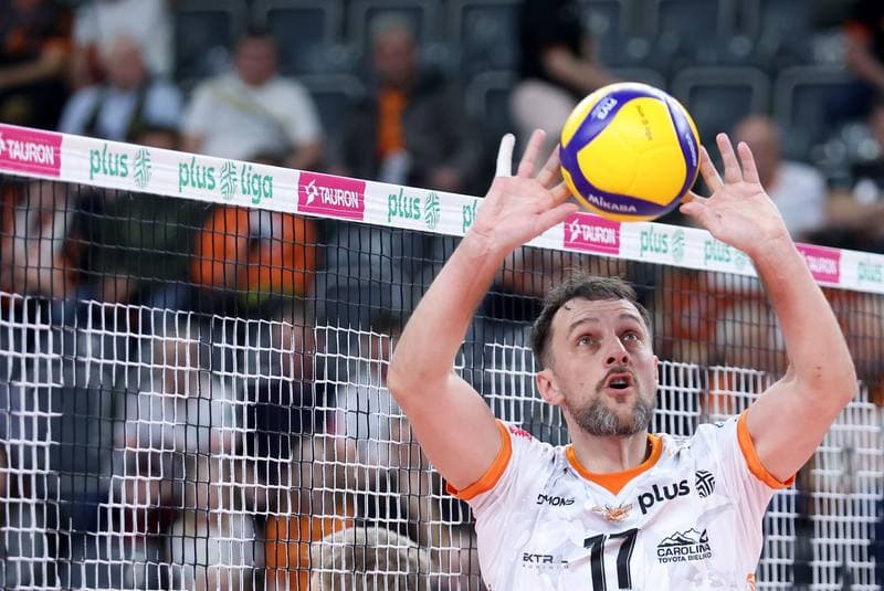 Volleyball. PlusLiga. Jastrzebski Wegiel - GKS Katowice. 03.02.2024