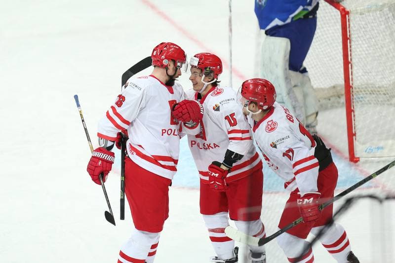 Ice Hockey. World Championship Division 1A. Poland - Slovenia. 26.04.2016