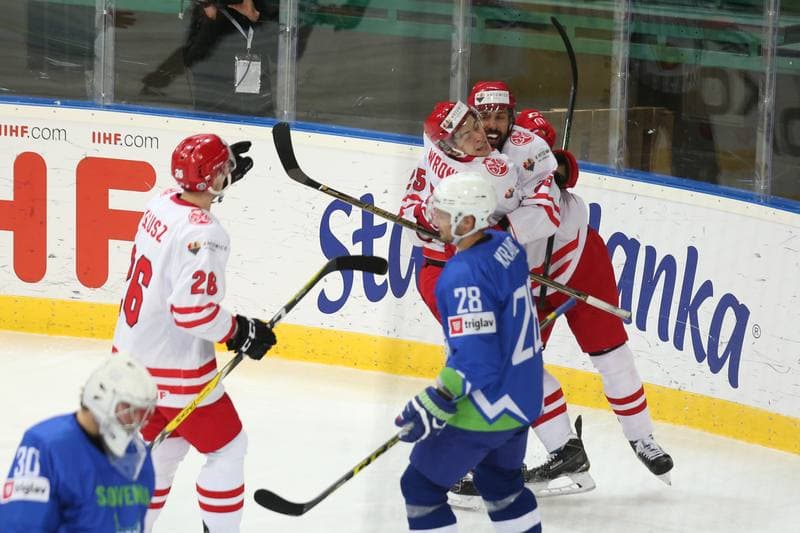 Ice Hockey. World Championship Division 1A. Poland - Slovenia. 26.04.2016
