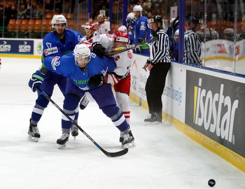 Ice Hockey. World Championship Division 1A. Poland - Slovenia. 26.04.2016