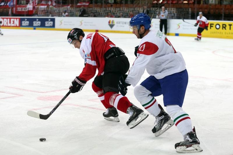 Ice Hockey. World Championship Division 1A. Austria - Italy. 26.04.2016