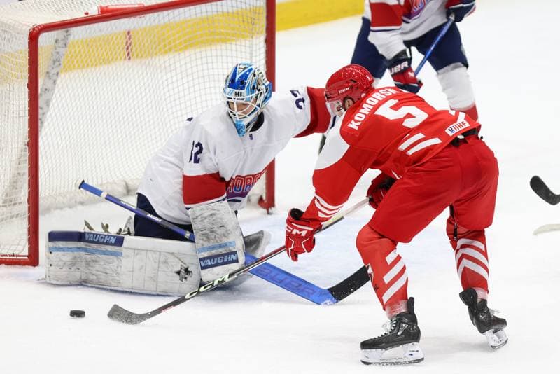 Ice Hockey. Olympic Qualification. Korea - Poland. 11.02.2024
