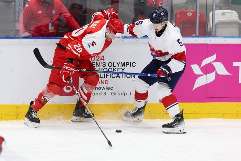 Ice Hockey. Olympic Qualification. Korea - Poland. 11.02.2024
