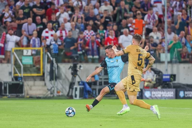 Football. PKO BP Ekstraklasa. Gornik Zabrze - Widzew Lodz. 18.08.2023