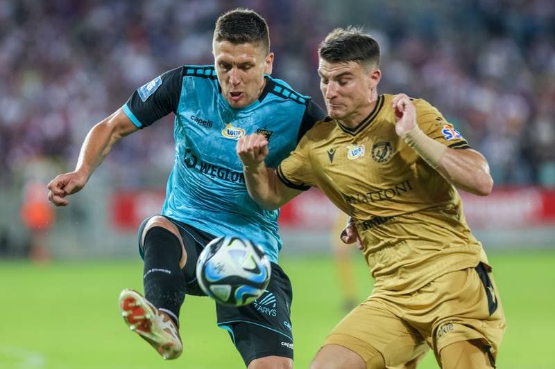Football. PKO BP Ekstraklasa. Gornik Zabrze - Widzew Lodz. 18.08.2023