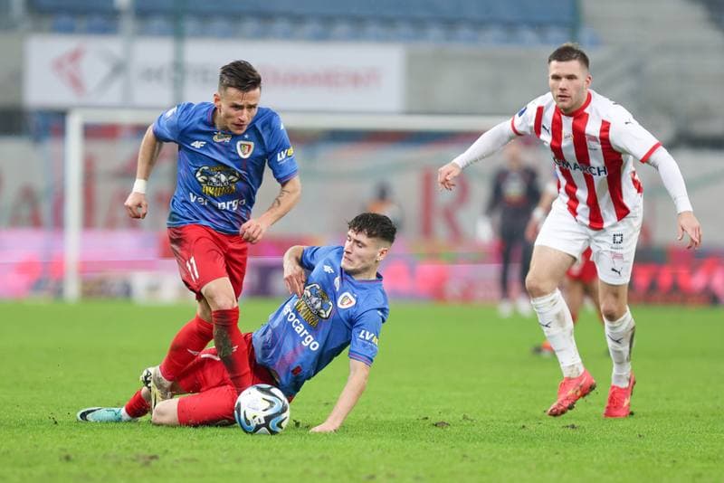 Football. PKO BP Ekstraklasa. Piast Gliwice - Cracovia Krakow. 23.02.2024