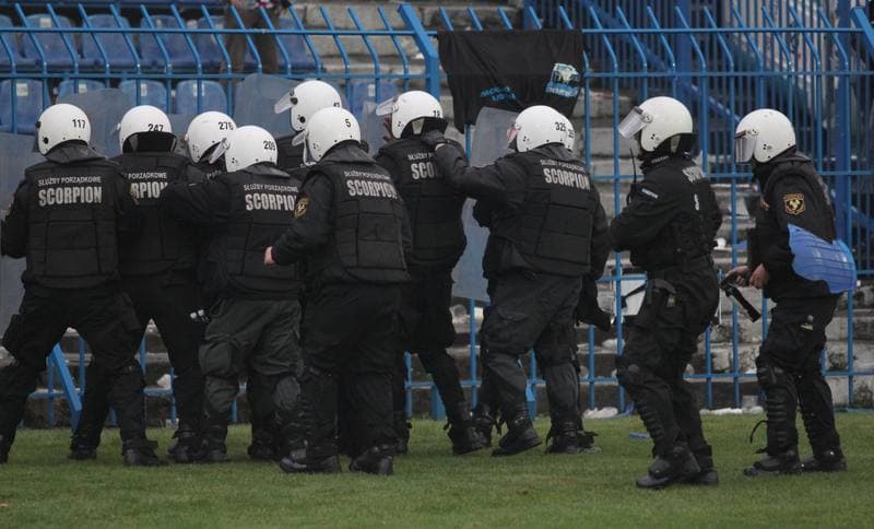Football. T-Mobile Ekstraklasa. Ruch Chorzow - Gornik Zabrze. 15.04.2012