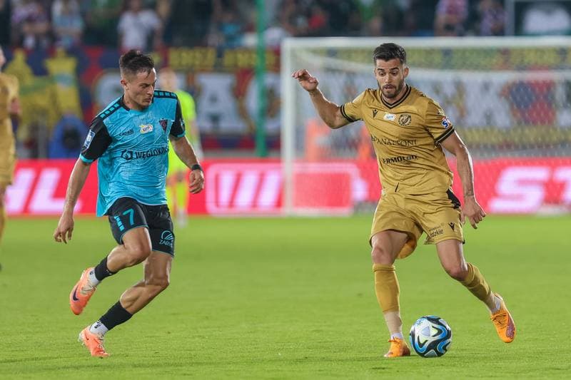 Football. PKO BP Ekstraklasa. Gornik Zabrze - Widzew Lodz. 18.08.2023
