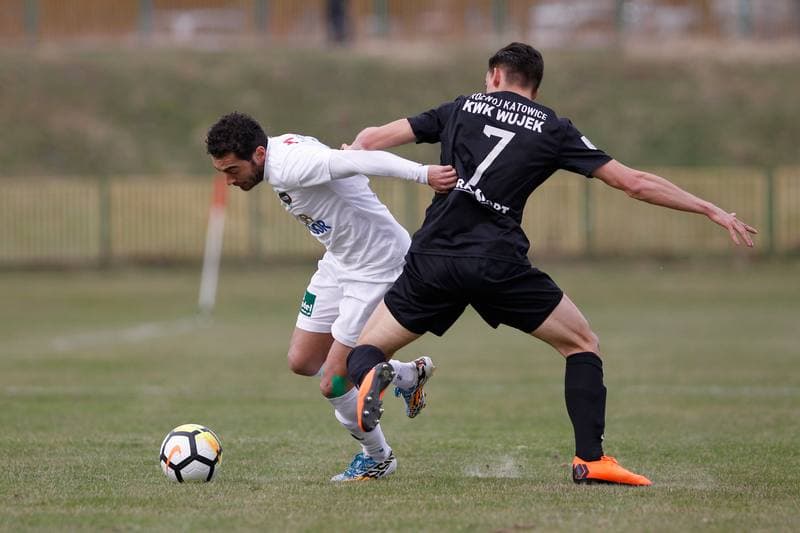 Football. II liga. Rozwoj Katowice - Radomiak Radom. 04.04.2018