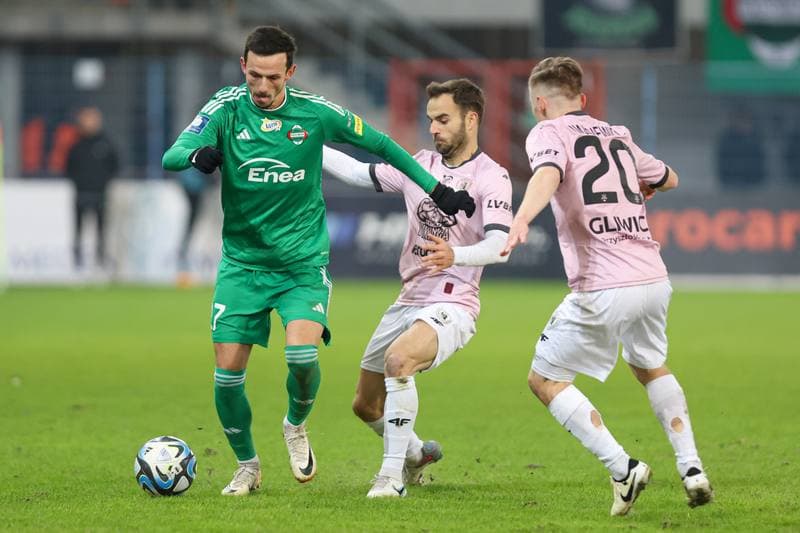 Football. PKO BP Ekstraklasa. Piast Gliwice - Radomiak Radom. 08.03.2024