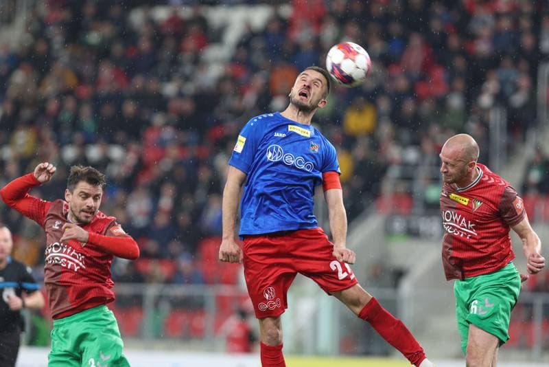 Football. Fortuna I Liga. Zaglebie Sosnowiec - Odra Opole. 10.03.2024