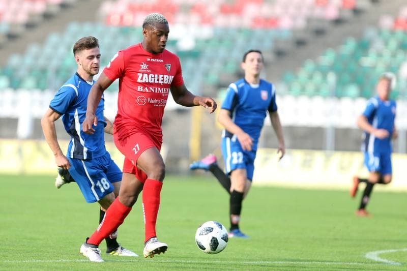Football. Sparing. Zaglebie Sosnowiec - Sleza Wroclaw. 16.07.2018