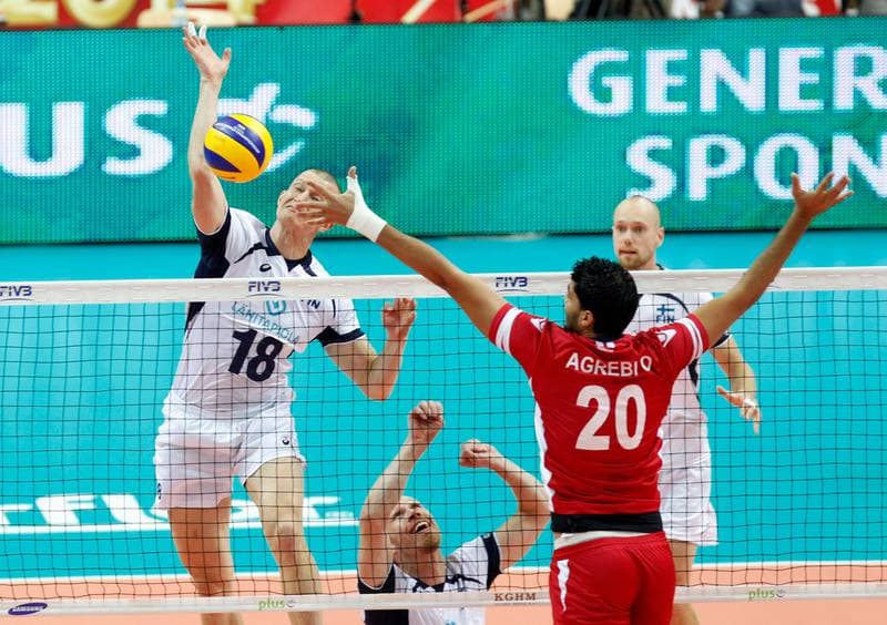 Volleyball. FIVB Men's World Championship. Tunisia - Finland. 07.09.2014