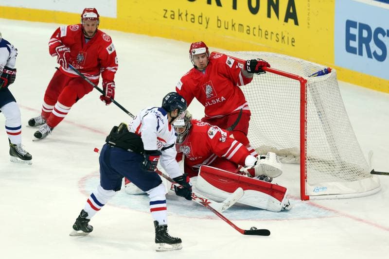 Ice Hockey. World Championship Division 1A. Poland - Korea. 24.04.2016