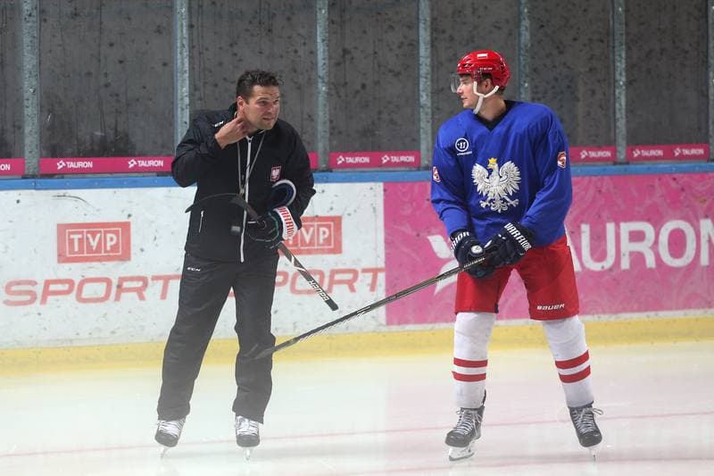 Ice Hockey. Poland national team. Training. 20.08.2018