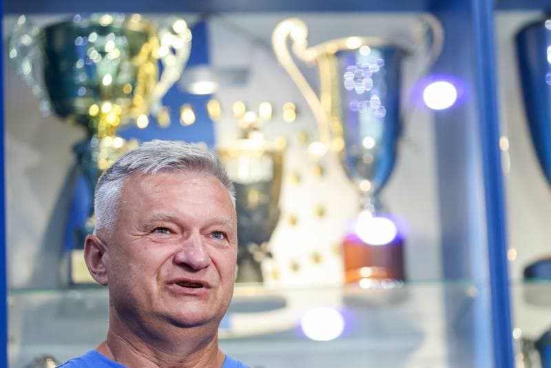 Football. Ruch Chorzow. Press Conference. 24.08.2023