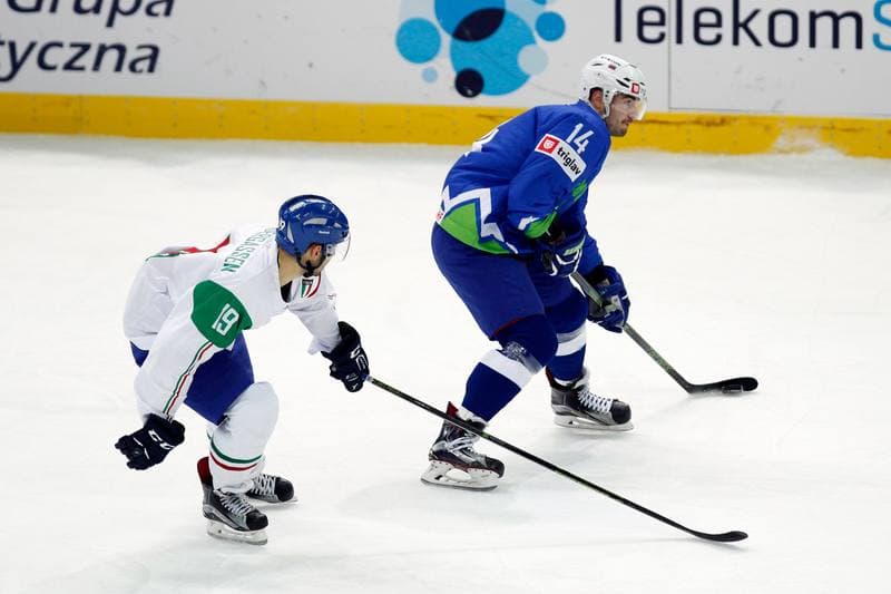 Ice Hockey. World Championship Division 1A. Slovenia - Italy. 24.04.2016
