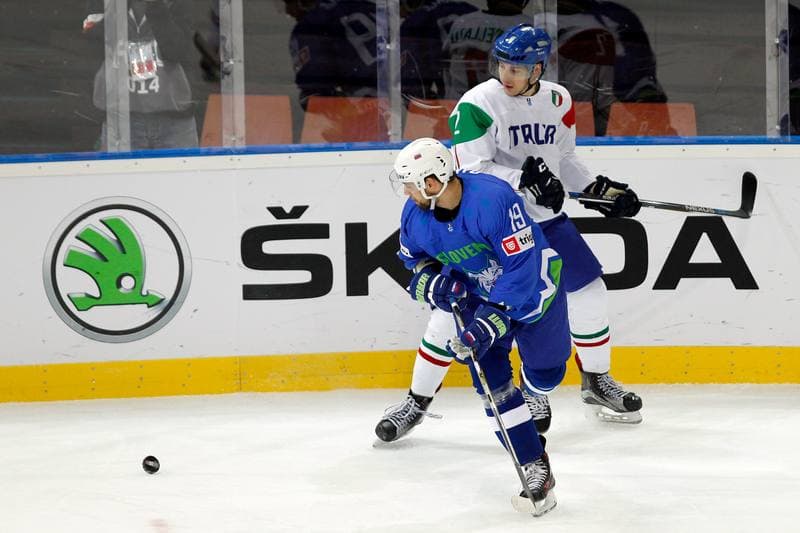 Ice Hockey. World Championship Division 1A. Slovenia - Italy. 24.04.2016