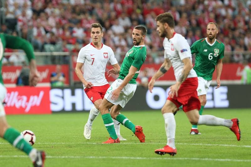 Football. International Friendly. Poland - Republic of Ireland. 11.09.2018