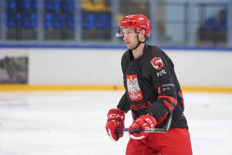 Ice Hockey. Poland national team. Training. 11.04.2024