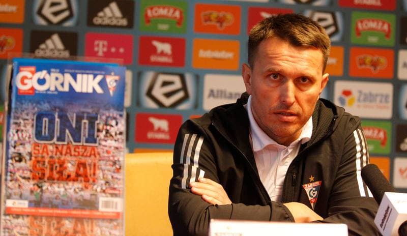 Football. Gornik Zabrze. Press Conference. 29.02.2016
