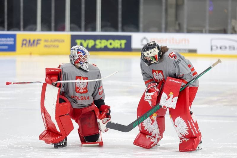 Ice Hockey. Poland national team. Training. 16.04.2024