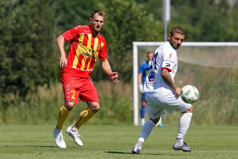 Football. Sparing. Korona Kielce - Zaglebie Sosnowiec. 02.07.2016