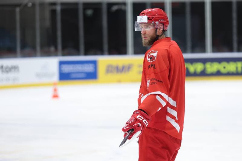Ice Hockey. Poland national team. Training. 17.04.2024