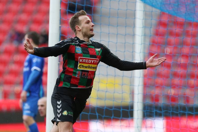 Football. Nice I Liga. GKS Tychy - MKS Kluczbork. 11.03.2017