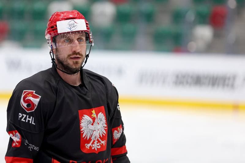 Ice Hockey. Poland national team. Training. 30.04.2024