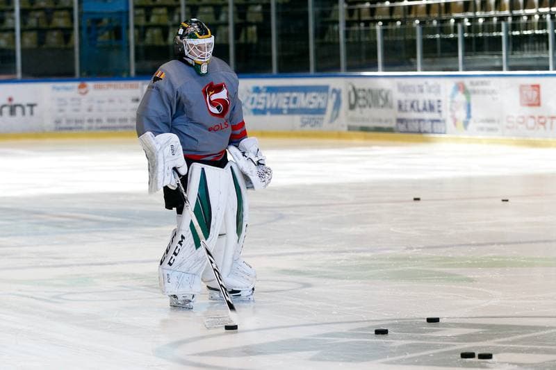 Ice Hockey. Poland U20. Training. 06.11.2018