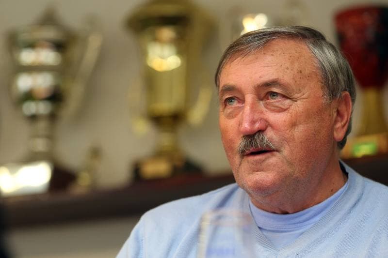 Football. Antonin Panenka. Photocall. 08.11.2018