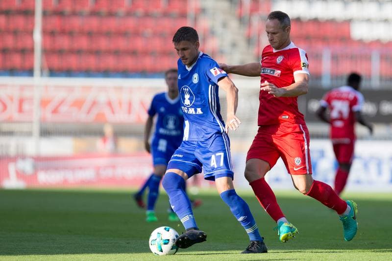 Football. HET Liga. Sigma Olomouc - Zbrojovka Brno. 20.08.2017