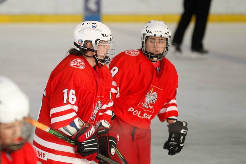 Ice Hockey. Slaska Liga Mlodzikow. Polonia Bytom - Reprezentacja Polski Kobiet. 06.09.2018
