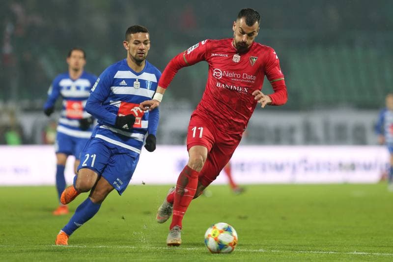 Football. Lotto Ekstraklasa. Zaglebie Sosnowiec - Wisla Plock. 13.04.2019